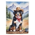 thumbnail image 1 of Bernese Mountain Dog Cowboy Welcome Garden Flag, 1 of 7