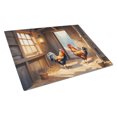 thumbnail image 1 of Carolines Treasures DAC7654LCB 15 x 12 in. Chickens in the Coop Glass Cutting Board, 1 of 5