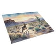 thumbnail image 1 of Carolines Treasures DAC7683LCB 15 x 12 in. Desert Sunset Coyote Glass Cutting Board, 1 of 5