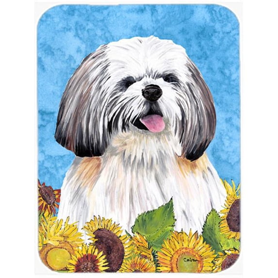 Carolines Treasures 15 x 12 in. Shih Tzu Glass Cutting Board - Large
