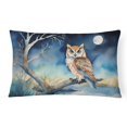 thumbnail image 1 of Carolines Treasures DAC7531PW1216 16 x 12 in. Owl Perched in Coastal Tree Throw Pillow, 1 of 4
