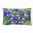 thumbnail image 1 of Carolines Treasures 16 x 12 in. Unisex Rhode Island Violets in Watercolor Fabric Decorative Pillow, 1 of 4