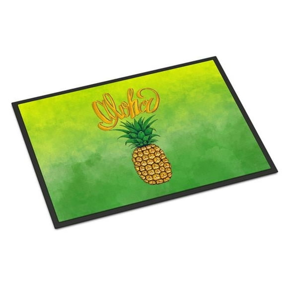 Carolines Treasures 18 x 27 in. Aloha Pineapple Welcome Indoor or Outdoor Mat