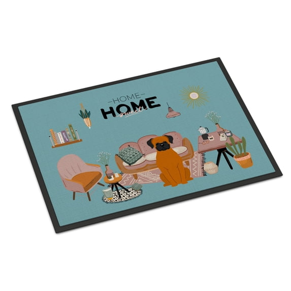 Fawn Boxer Sweet Home Indoor or Outdoor Mat 18x27 CK7960MAT