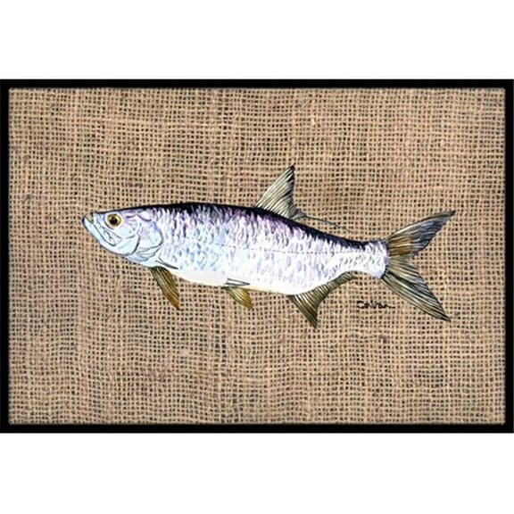 Carolines Treasures  18 x 27 in. Fish-Tarpon Indoor & Outdoor Doormat