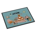 thumbnail image 1 of Red Bull Terrier Sweet Home Door Mat, 1 of 4