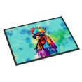 thumbnail image 1 of Caroline's Treasures DAC4040MAT Hippie Animal Rooster Doormat Front Door Mat Indoor Outdoor Rugs for Entryway, Non Slip Washable Low Pile, 18H X 27W, 1 of 5