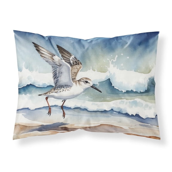 Carolines Treasures DAC7524PILLOWCASE 20.5 x 30 in. Sanderling Racing the Tide Standard Pillowcase