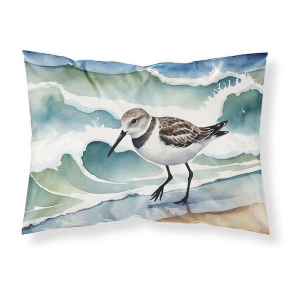 Carolines Treasures DAC7525PILLOWCASE 20.5 x 30 in. Sanderling Racing the Tide Standard Pillowcase
