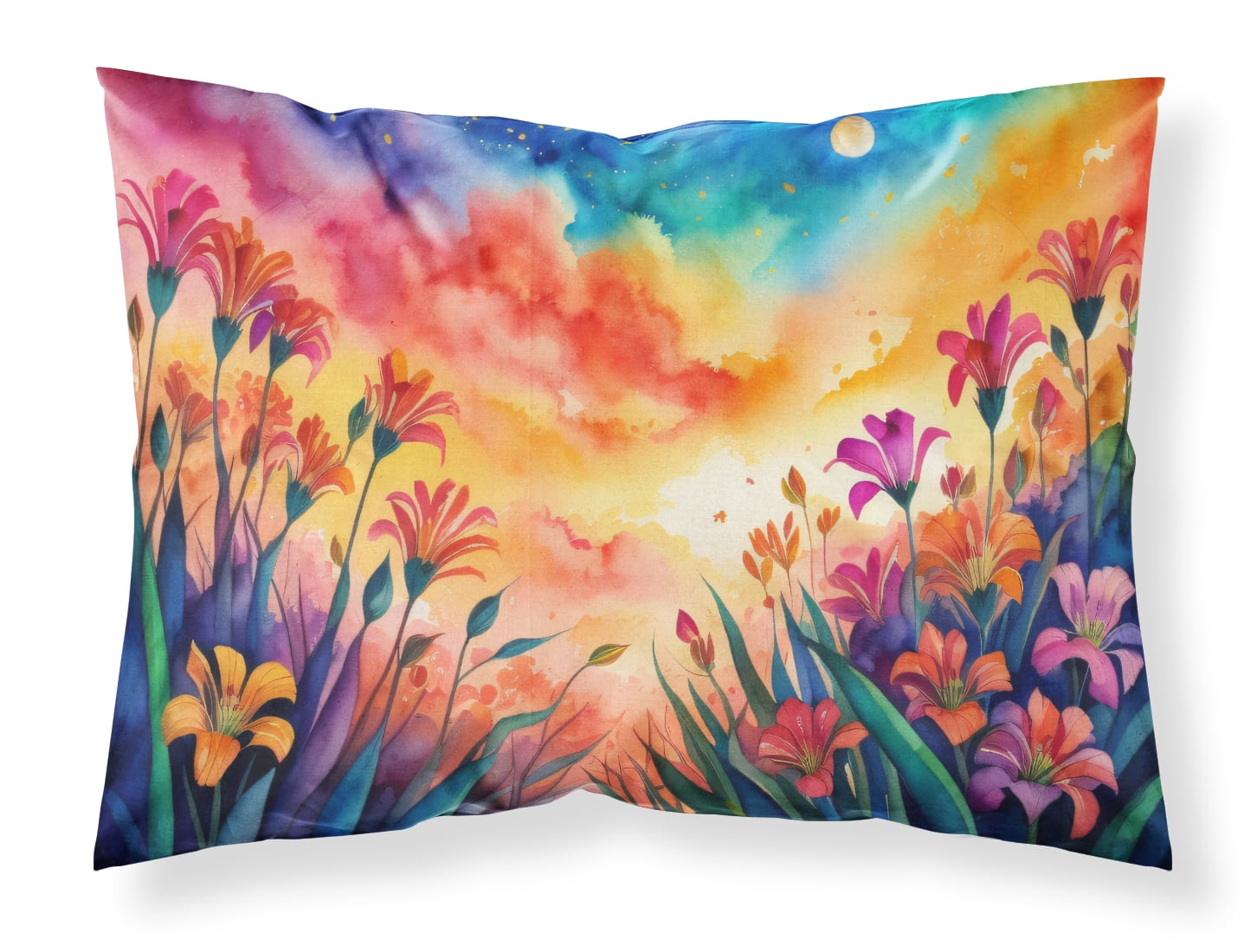 Carolines Treasures DAC1403PILLOWCASE 20.5 x 30 in. Unisex Alstroemerias in Color Fabric Standard Pillowcase