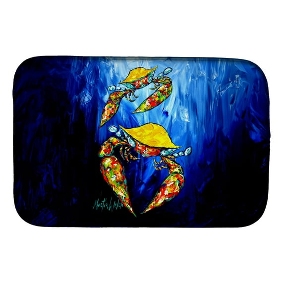 Carolines Treasures MW2012DDM 21 x 14 in. Back Home Dish Drying Mat