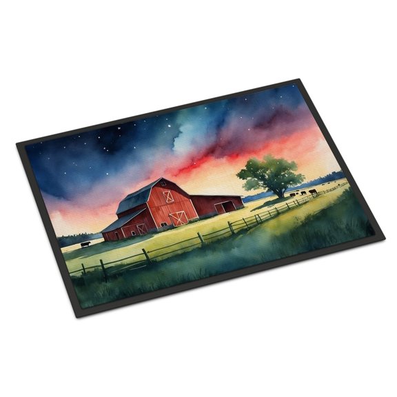 Carolines Treasures DAC7648JMAT 24 x 36 in. Barn At Twilight Doormat