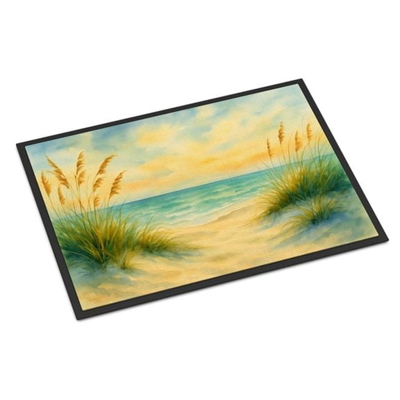 Carolines Treasures DAC8226JMAT 24 x 36 in. Beach Quiet Morning on the Dunes Doormat