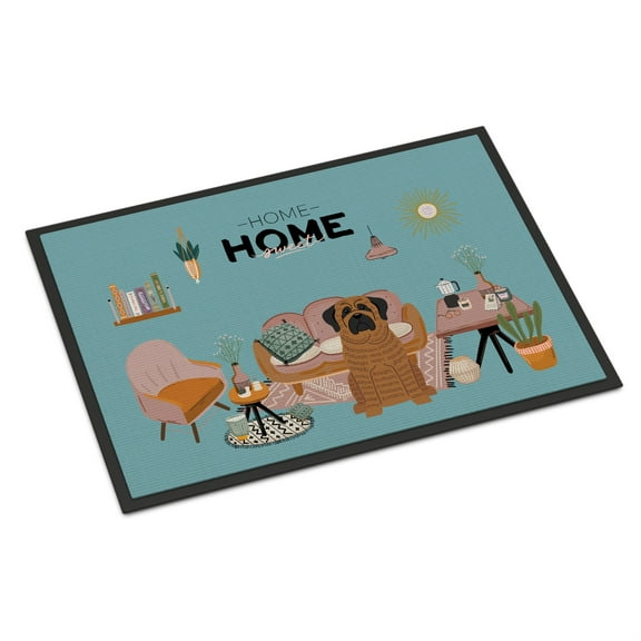 Brindle Mastiff Sweet Home Indoor or Outdoor Mat 24x36 CK7860JMAT