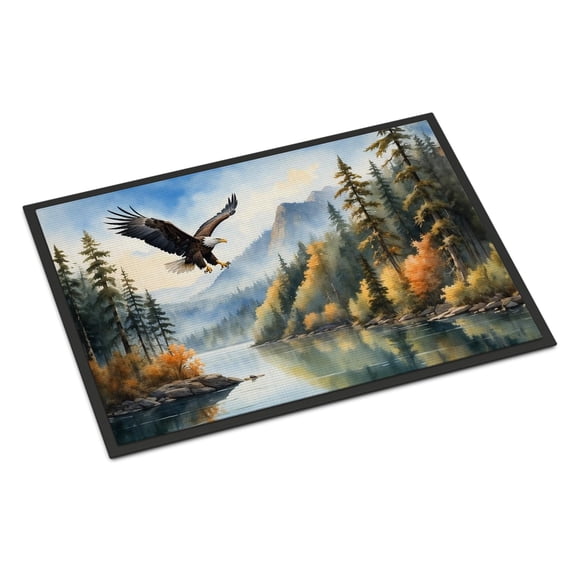 Carolines Treasures DAC7687JMAT 24 x 36 in. Eagle in Flight Doormat