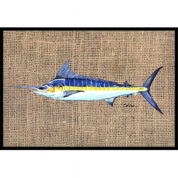 Carolines Treasures  24 x 36 in. Fish - Marlin Indoor Or Outdoor Doormat