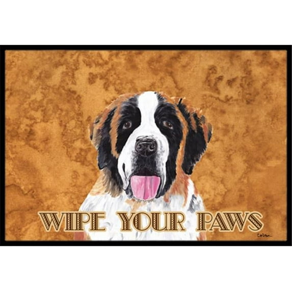 Carolines Treasures 24 x 36 in. Saint Bernard Indoor Or Outdoor Doormat