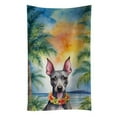 thumbnail image 1 of Carolines Treasures DAC6354KTWL 25 x 15 in. American Hairless Terrier Luau Kitchen Towel, 1 of 80