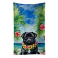 thumbnail image 1 of Carolines Treasures DAC6502KTWL 25 x 15 in. Black Pug Luau Kitchen Towel, 1 of 5