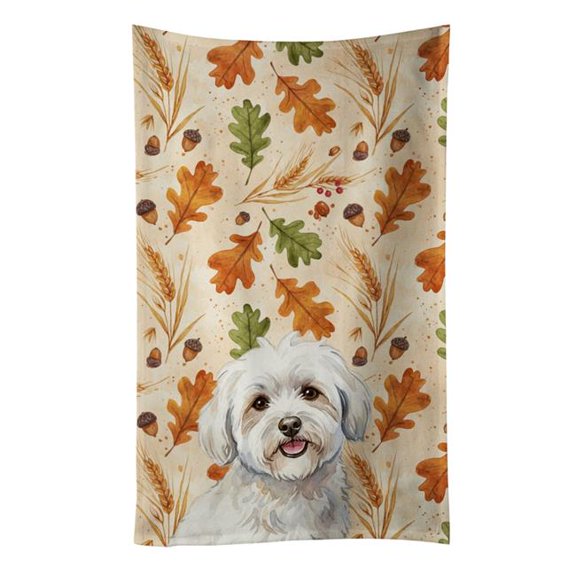 Carolines Treasures  25 x 15 in. Coton de Tulear Heirloom Fall Kitchen Towel