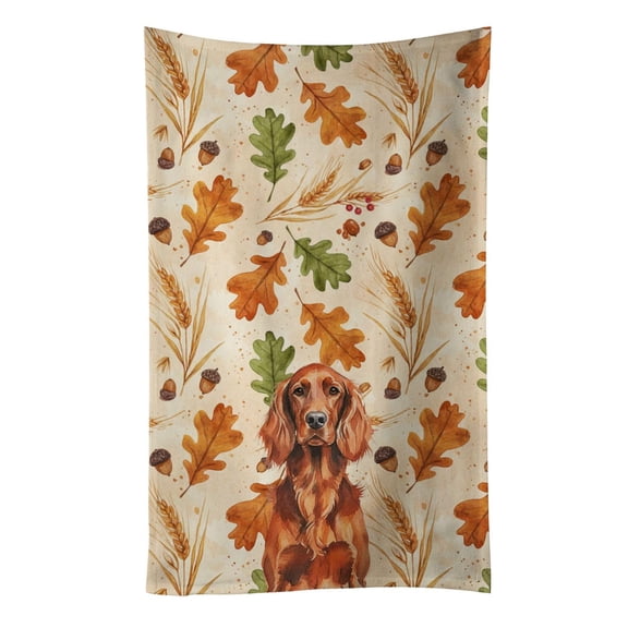 Carolines Treasures  25 x 15 in. Irish Setter Heirloom Fall Kitchen Towel