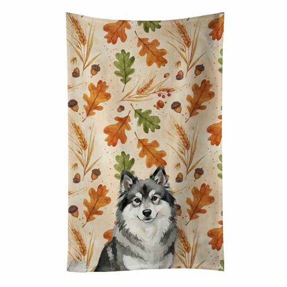 Carolines Treasures  25 x 15 in. Keeshond Heirloom Fall Kitchen Towel