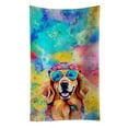 thumbnail image 1 of Carolines Treasures DAC2512KTWL 25 x 15 in. Golden Retriever Hippie Dawg 100 Percent Cotton Kitchen Towel, 1 of 5