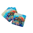 thumbnail image 1 of Loggerhead Sea Turtle Foam Coasters 3.5 in x 3.5 in, 1 of 5