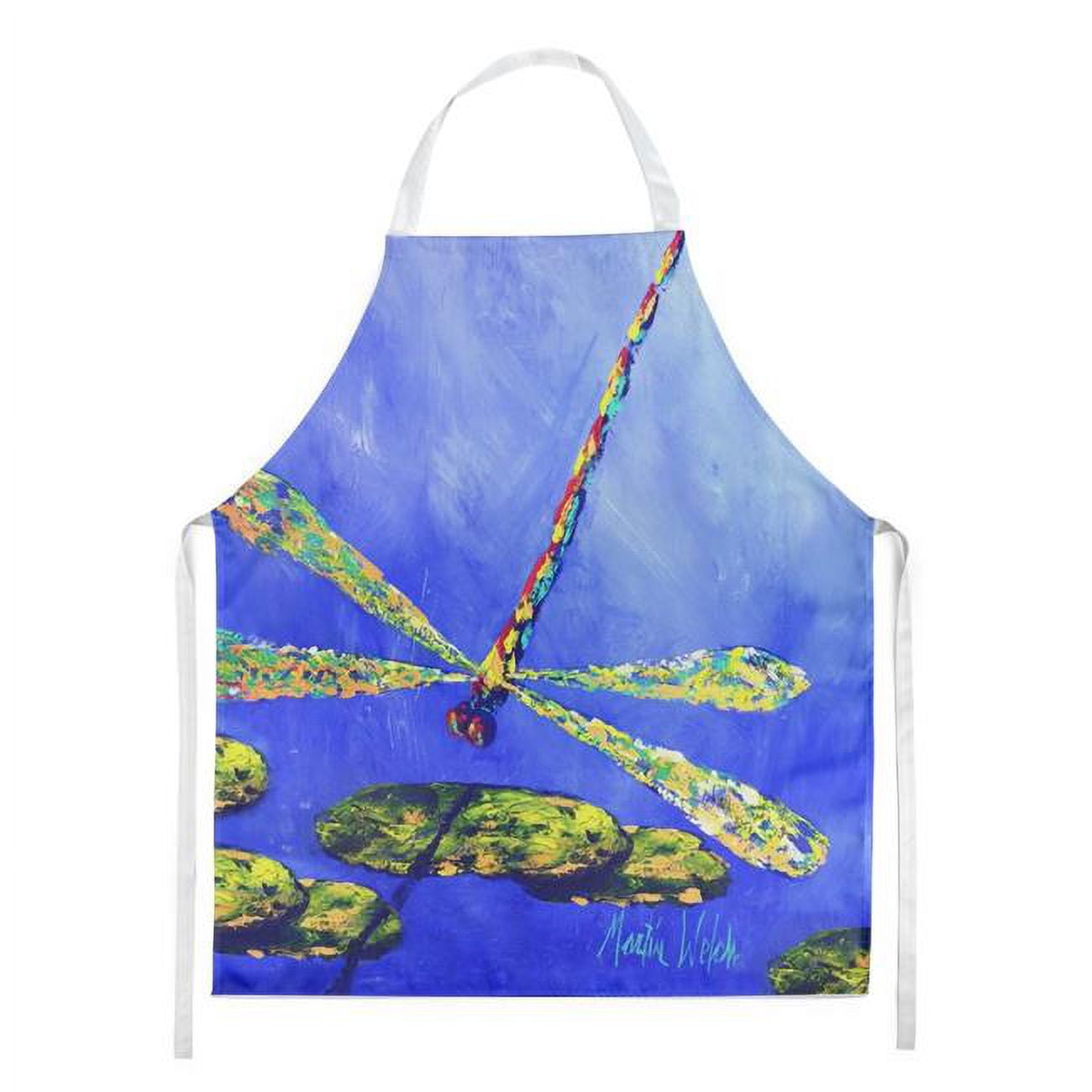 Carolines Treasures MW2023APRON 30 x 27 in. Blue Dragonfly Apron