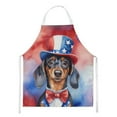 thumbnail image 1 of Carolines Treasures DAC5699APRON 30 x 27 in. Dachshund Patriotic American Apron, 1 of 5