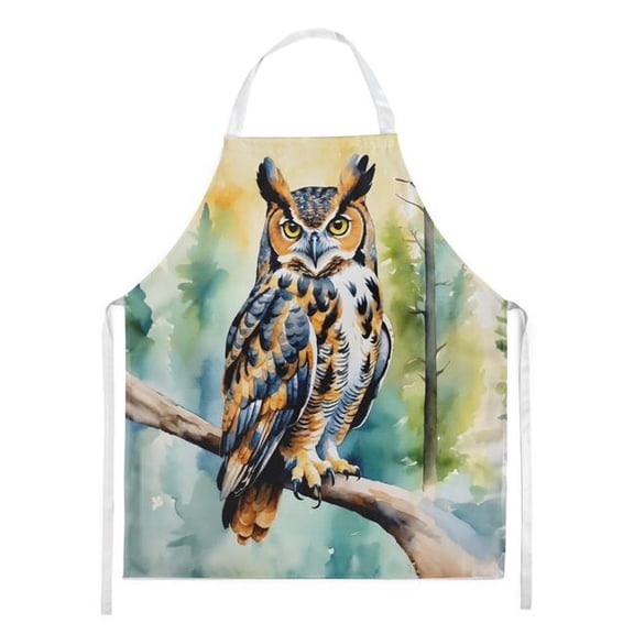 Carolines Treasures DAC7460APRON 30 x 27 in. Great Horned Owl Apron