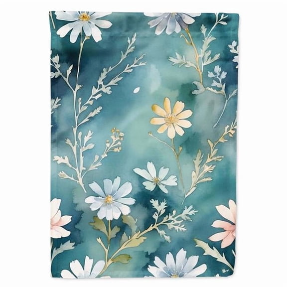 Carolines Treasures DAC8595CHF 40 x 28 in. Dusty Miller House Flag