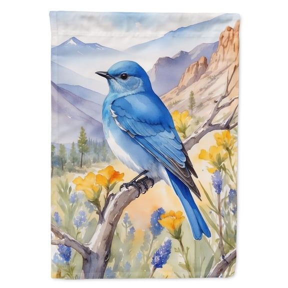 Nevada Mountain Bluebird House Flag