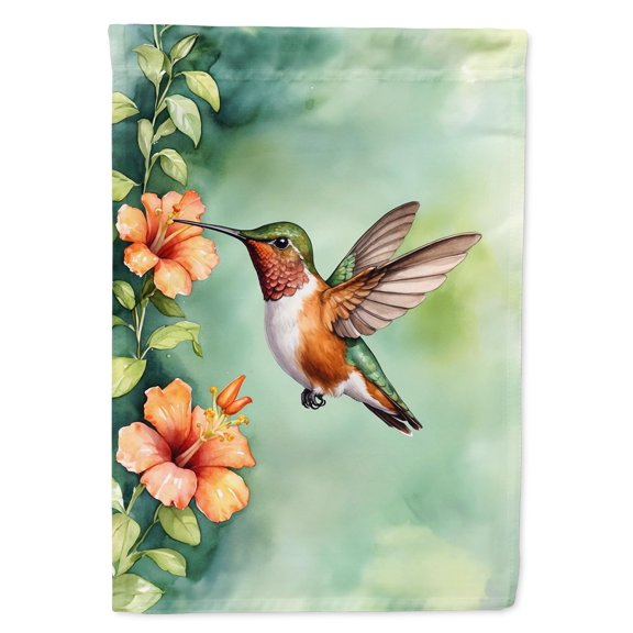 Carolines Treasures DAC7434CHF 40 x 28 in. Rufous Hummingbird House Flag