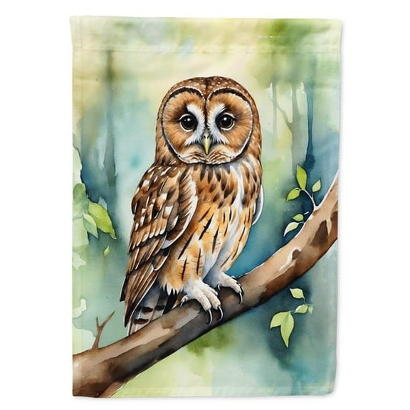 Carolines Treasures DAC7466CHF 40 x 28 in. Tawny Owl House Flag