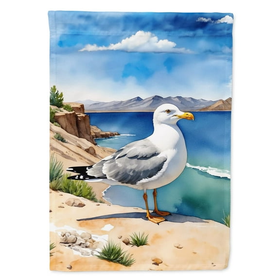 Carolines Treasures DAC7485CHF 40 x 28 in. Utah California Gull House Flag