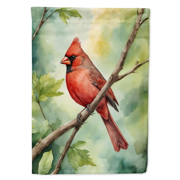 Carolines Treasures DAC7487CHF 40 x 28 in. West Virginia Northern CardInal House Flag