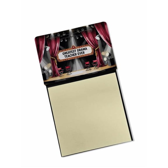Carolines Treasures DAC8800TSN 5.25 x 3.25 in. Greatest Drama Teacher Ever Funny Sticky Note Holder for Teachers Gift
