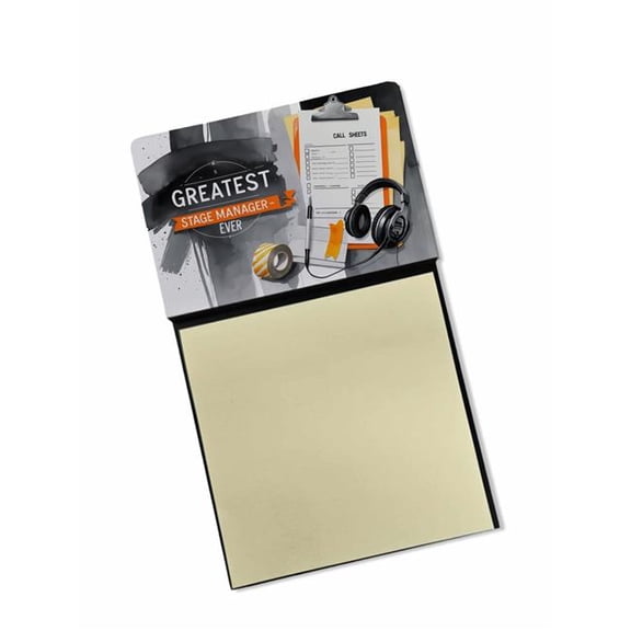 Carolines Treasures DAC8875TSN 5.25 x 3.25 in. Greatest Stage Manager Ever Funny Sticky Note Holder for Teachers Gift