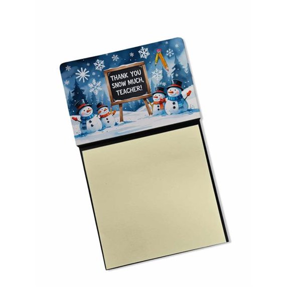 Carolines Treasures DAC8967TSN 5.25 x 3.25 in. Thank You Snow Much, Teacher Funny Sticky Note Holder for Teachers Gift