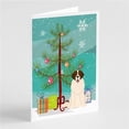 thumbnail image 1 of Carolines Treasures BB4152GCA7P 5 x 7 in. Merry Christmas Tree Moscow Watchdog Greeting Cards - Pack of 8, 1 of 1