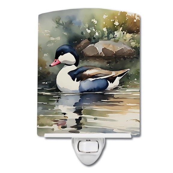 Bufflehead Ceramic Night Light 4 in x 6 in