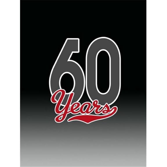 Carolines Treasures 60 Years Flag Garden Size