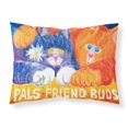 thumbnail image 1 of Carolines Treasures 6029PILLOWCASE Cats Pals Friends Buds Fabric Standard Pillowcase Standard multicolor, 1 of 2