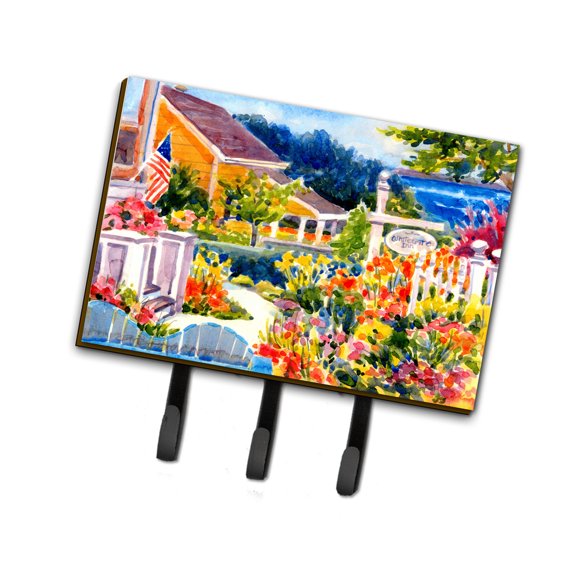 Carolines Treasures 6032TH68 Seaside Beach Cottage Leash or Key Holder Triple multicolor