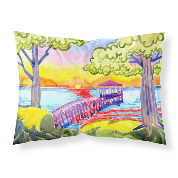 Carolines Treasures 6060PILLOWCASE Dock at the pier Fabric Standard Pillowcase Standard multicolor