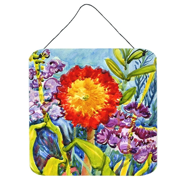 Carolines Treasures 6075DS66 Flower - Sunflower Wall or Door Hanging Prints 6x6 multicolor