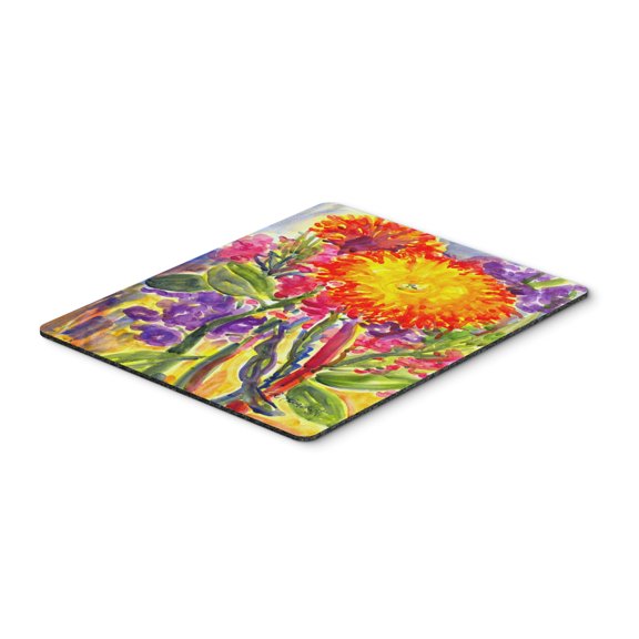 Carolines Treasures 6077MP Flower - Aster Mouse Pad Hot Pad or Trivet Large multicolor