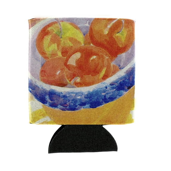Carolines Treasures 6109CC Bowl of Apples Can or Bottle Beverage Insulator Hugger Can Hugger multicolor