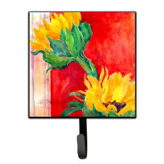 Carolines Treasures 6111SH4 Flower - Sunflower Leash or Key Holder 7Hx4.25W multicolor